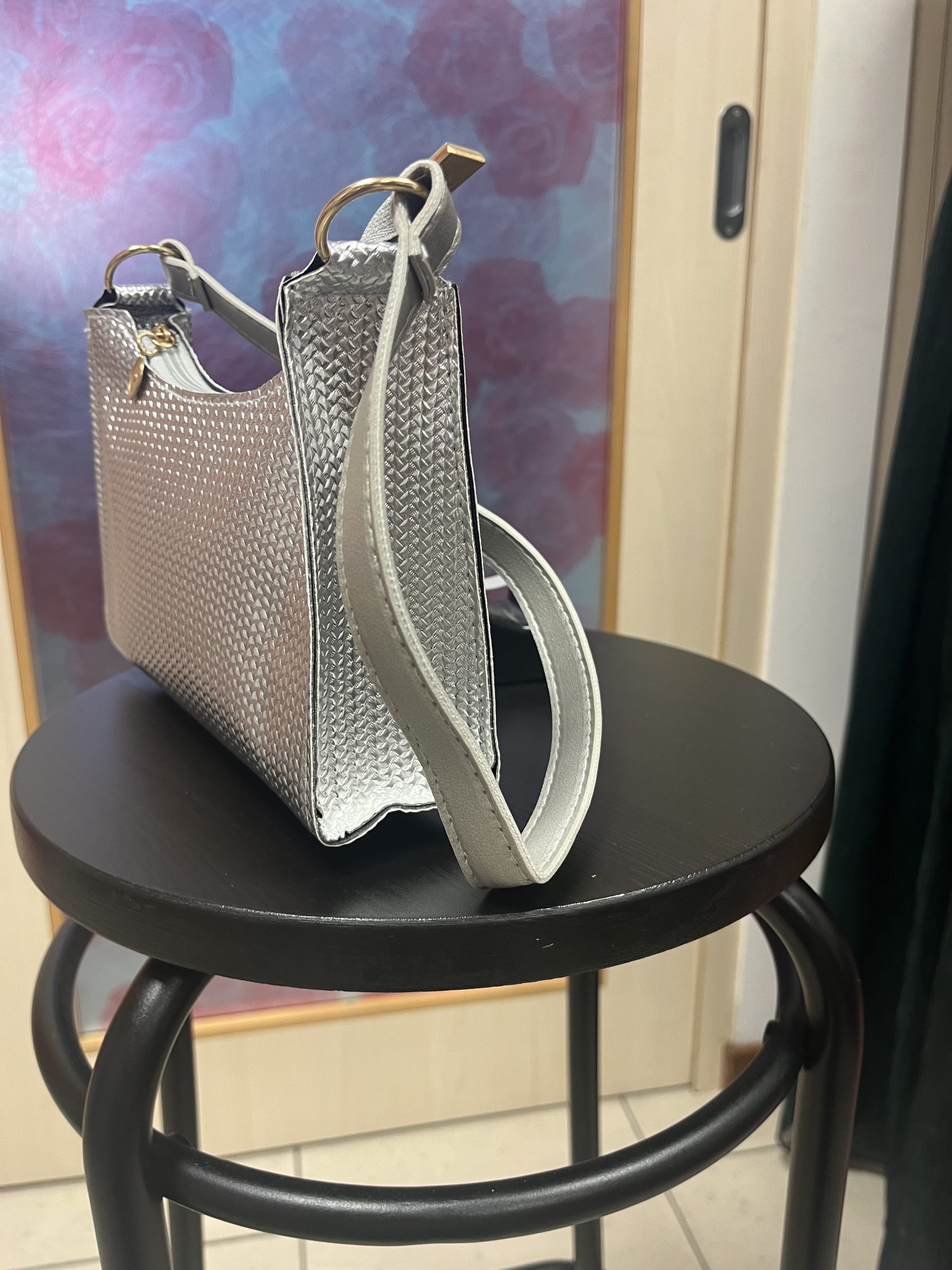 BORSA ARGENTATA (NEW VINTAGE ANNI 70) - immagine 3