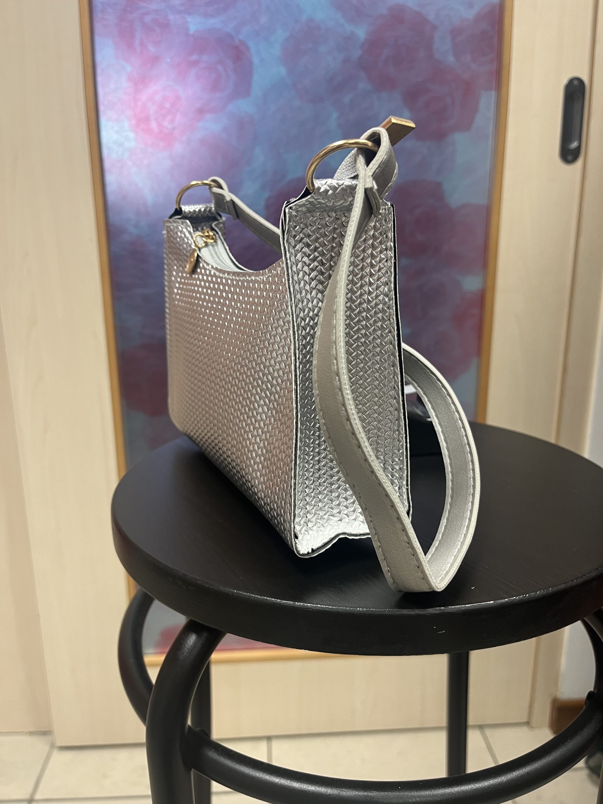 BORSA ARGENTATA (NEW VINTAGE ANNI 70) - immagine 2