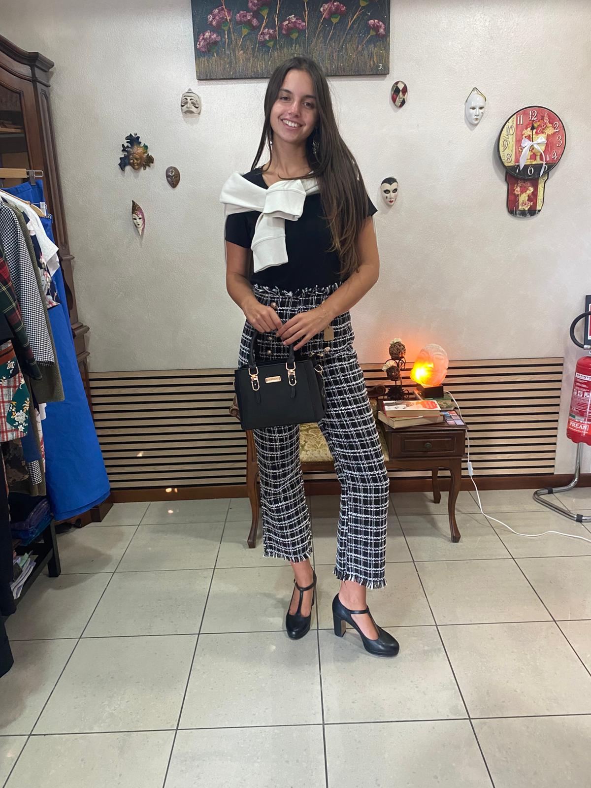 PANTALONI ANGELICA A QUADRI - immagine 7