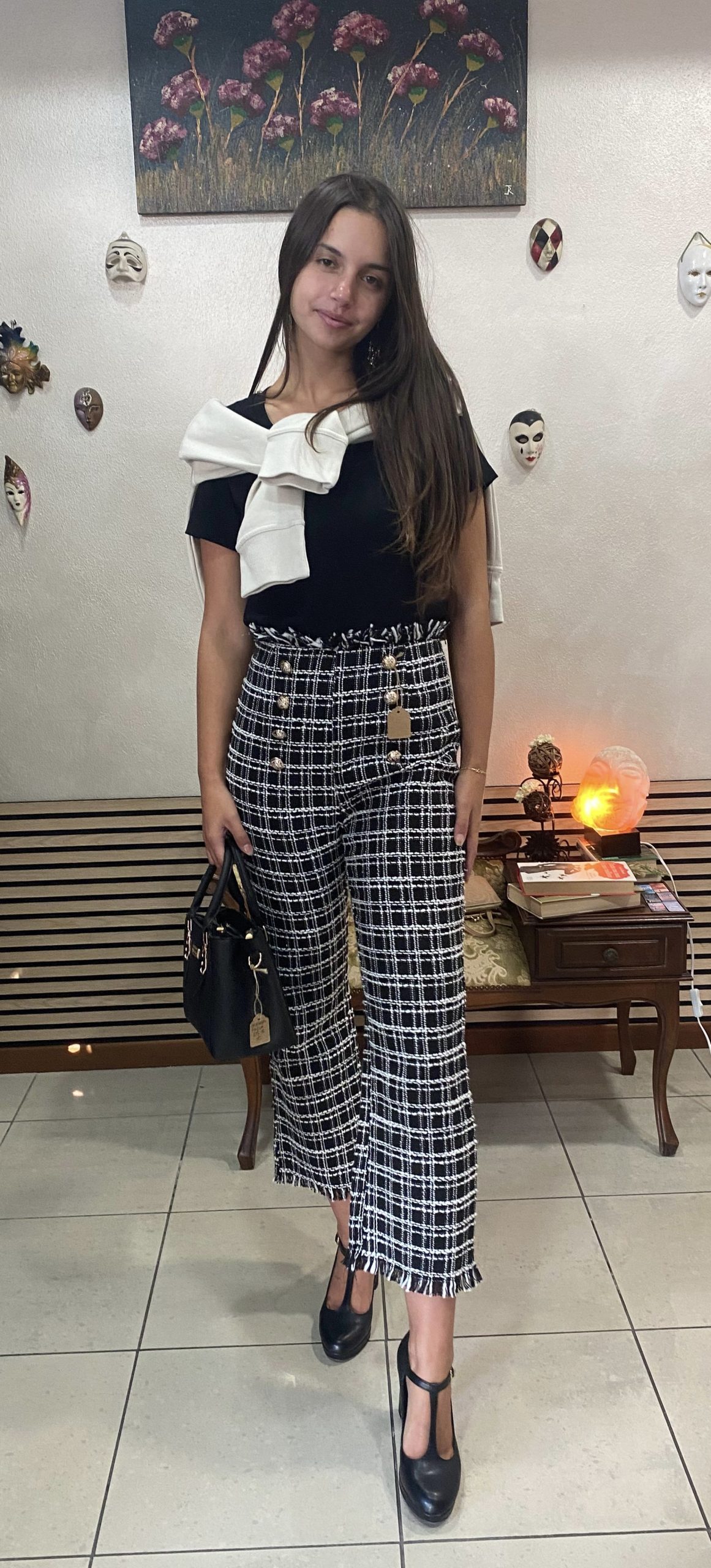PANTALONI ANGELICA A QUADRI - immagine 6