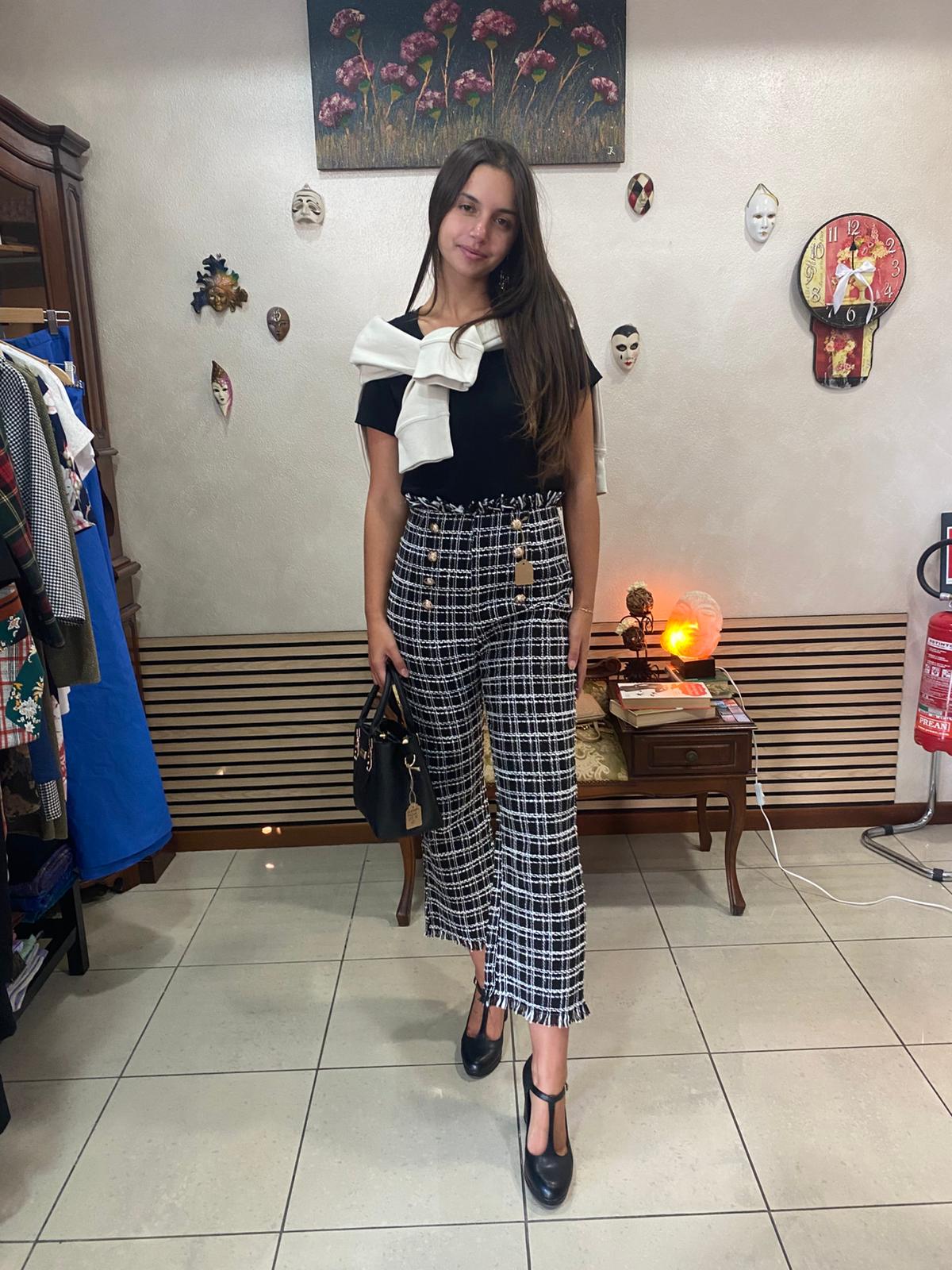 PANTALONI ANGELICA A QUADRI - immagine 8
